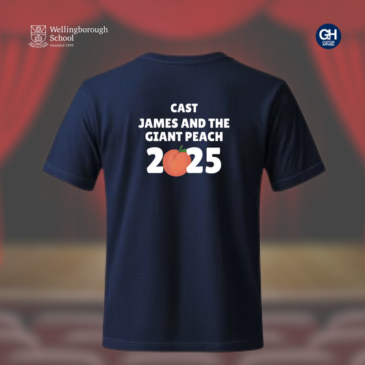 WELLINGBOROUGH SCHOOL - CAST & CREW EMBROIDERED TEE